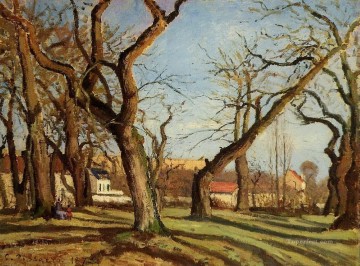 Castaños en Louveciennes 1872 Camille Pissarro Pinturas al óleo